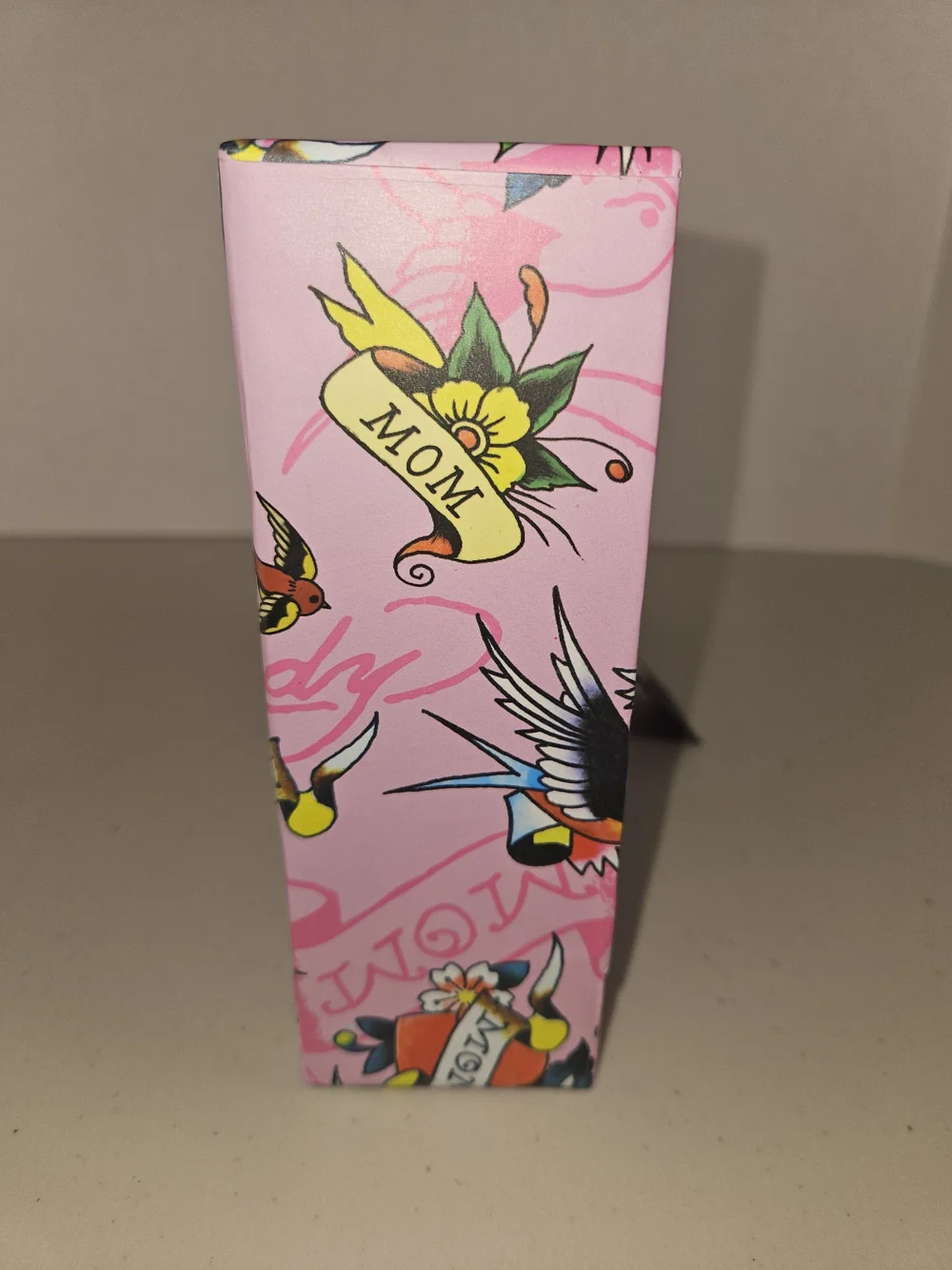 NWT Ed Hardy Women's Red Skull & Rose Crossbody Wallet